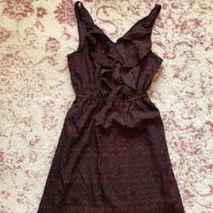 Target red and black sleeveless dress